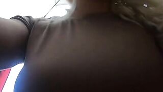 POV: Big-Titted Blonde Stepsis Loves My Cock in Public