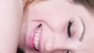 Horny babe Nina Skye enticed bearded hunk Cyrus King into a hot sex