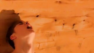Skyler Dallon beats his massive meat to let his juicy load of cum out