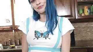 Busty teen Jewels Blu fucked missionary after passionate BJ