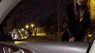 Juicy natural tits whore fucked hardcore missionary after BJ