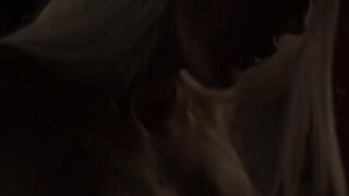 Sensual big tits bombshell rides big cock cowgirl style hard