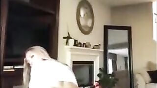 Blonde Brazilian Girl Cheats on Cuckold Husband