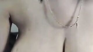 European Amateur with Big Chest on Webcam