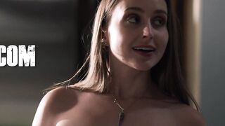 Wet teen and big ass lesbian having sex