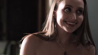 Wet teen and big ass lesbian having sex