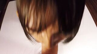 Asian shemale slut having rough anal sex