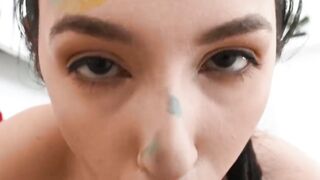 Cute teen Selena Ivy moans while a hung daddy demolishes her hardcore