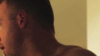 Pornstar Penny Pax receives cum on her melons after fucking