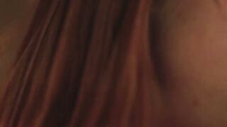 Pornstar Penny Pax receives cum on her melons after fucking