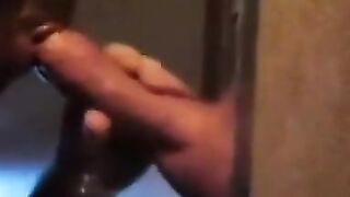 Big Cock Glory Hole Fun: Amateur Blowjob & Cum Swallow