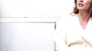 Inked mature redhead busted and fucked for shoplifting