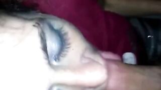 Slut Gives an Amateur Deep-Throat Blowjob POV-Style