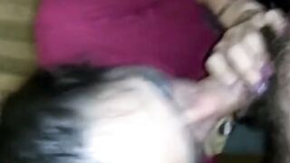 Slut Gives an Amateur Deep-Throat Blowjob POV-Style