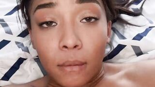 Tanned Latina teen Malina Melendez moans from Victor Rays fat dick