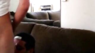 Neighbor's Big Cock Blowjob and Facial