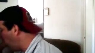 Neighbor's Big Cock Blowjob and Facial