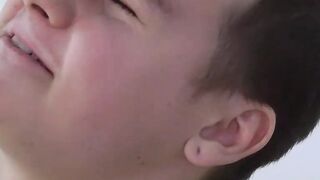 Young man gives his asshole for brutal anal pounding action