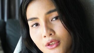Thai teen Vina Rae makes her debut stroking her yummy and creamy pussy