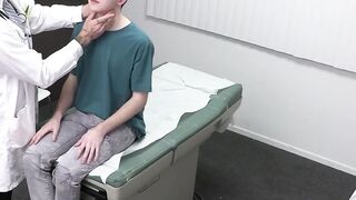 Gorgeous Dakota Lovell gets his ass an personal injection from horny doctor Chris Dam