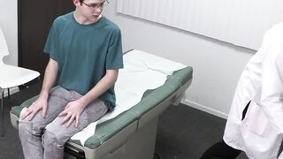 Gorgeous Dakota Lovell gets his ass an personal injection from horny doctor Chris Dam