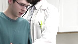 Gorgeous Dakota Lovell gets his ass an personal injection from horny doctor Chris Dam