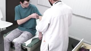 Gorgeous Dakota Lovell gets his ass an personal injection from horny doctor Chris Dam