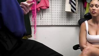 Deviant Queenie Sateen needs to offer her pussy in exchange for freedom