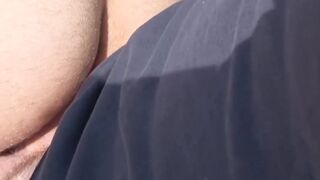 Skinny cougar Ashley Ocean shares thick cock with masc bi BF