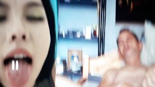 ton krao me fait un footjob en cam