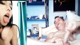 ton krao me fait un footjob en cam