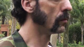 Soldiers suck and fuck themselves like how Officer Jordi Leonard wanted