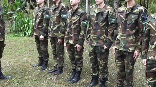 Soldiers suck and fuck themselves like how Officer Jordi Leonard wanted