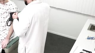 Doctor Marco Napoli personally administers protein dosage to sexy Dakota Lovell with