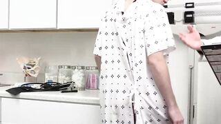 Doctor Marco Napoli personally administers protein dosage to sexy Dakota Lovell with