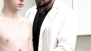 Doctor Marco Napoli personally administers protein dosage to sexy Dakota Lovell with