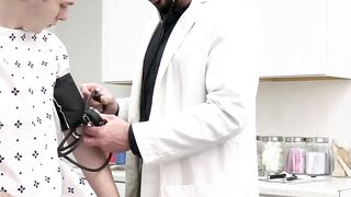 Doctor Marco Napoli personally administers protein dosage to sexy Dakota Lovell with