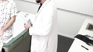 Doctor Marco Napoli personally administers protein dosage to sexy Dakota Lovell with