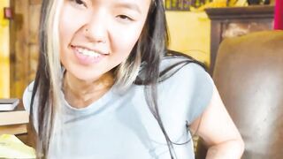 Horny teen Asia Lee titfucks eager study buddys bigcock