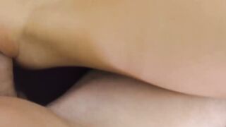 Naughty brunette Tina Kay fucked doggystyle before creampie