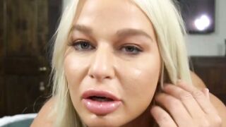 MILF London River gives stepson blowjob before hot pounding