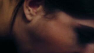 Naughty Anya Krey blindfolds her lover before giving him BJ