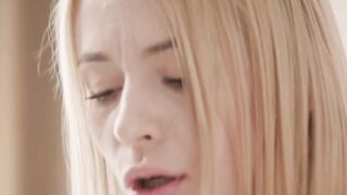 Julia Rain gives blowjob before riding cock reverse cowgirl
