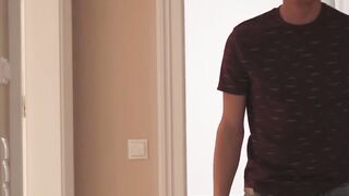 Julia Rain gives blowjob before riding cock reverse cowgirl