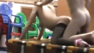 Je baise une escort girl, une milf francaise dans son club de danse