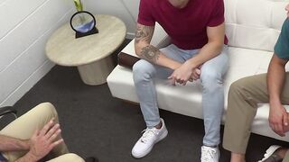 Marco Napoli gives Gabe Bradshaw and Des Irez tight ass a nice fuck