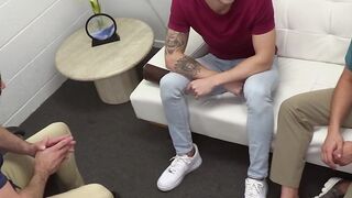 Marco Napoli gives Gabe Bradshaw and Des Irez tight ass a nice fuck