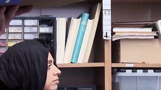Arab shoplifter Ella Knox is willing to do anything to prevent from going to jail