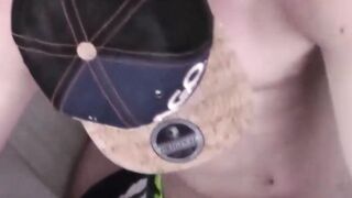 Snapbacked teen fucks the hell out of a twink