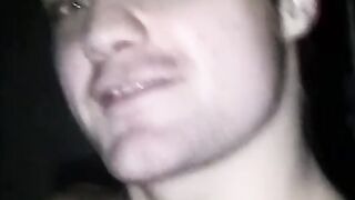 Sleeping twink wakes up with a tongue up his tight ass
